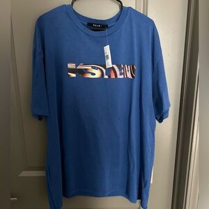 Ksubi Blue Mind State Blue T-shirt